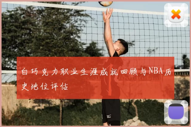 白巧克力职业生涯成就回顾与NBA历史地位评估
