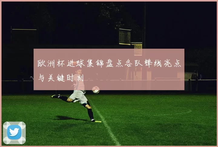 欧洲杯进球集锦盘点各队锋线亮点与关键时刻