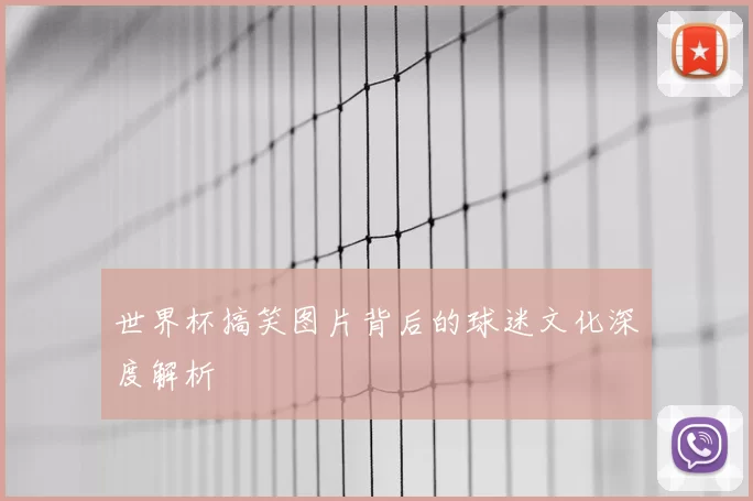 世界杯搞笑图片背后的球迷文化深度解析
