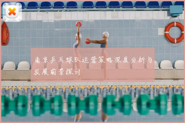 南京乒乓球队运营策略深度分析与发展前景探讨